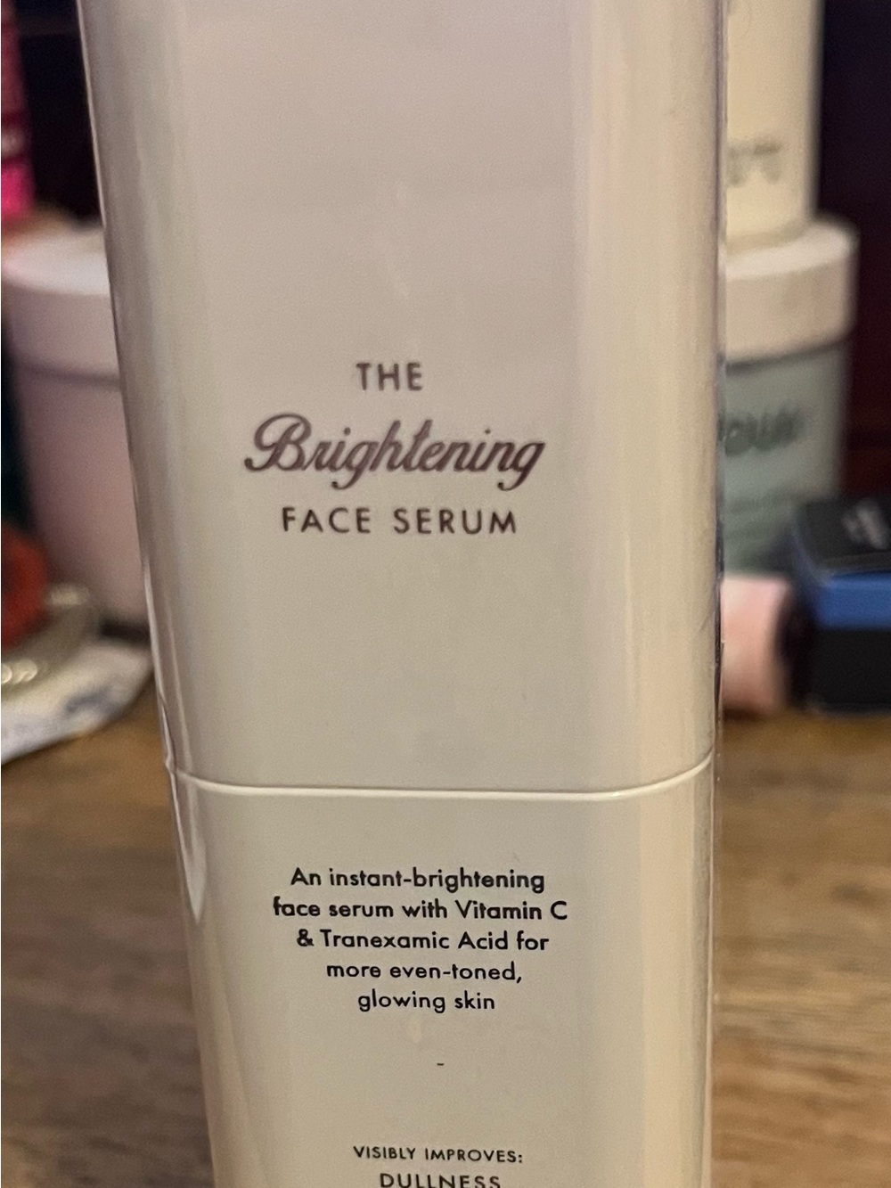 TRULY Brightening Face Serum White Bottle